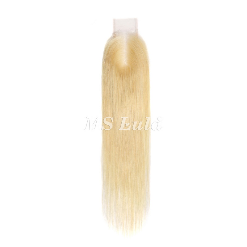 Virgin Hair #613 Blonde 2X6 HD Lace Closure - 图片 4